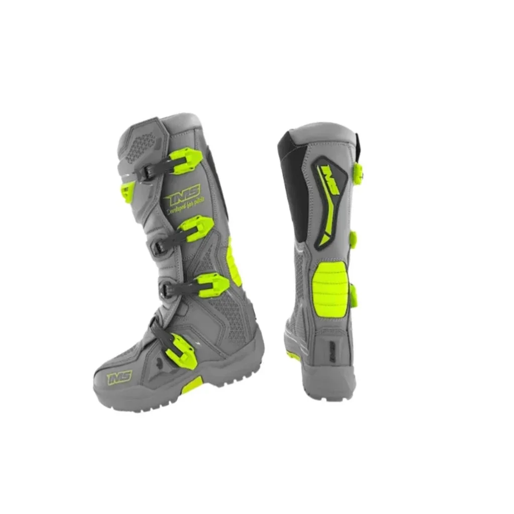 Bota IMS Robust Injetada Cinza/Flúor - Spinelli Motos Boutique